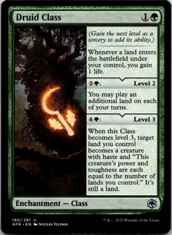 Druid Class 180 Adventures in the Forgotten Realms MTG NM - Image 1