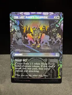 The Last Ronin’s Technique #223 - TMNT - Near Mint Borderless Foil - MTG - Image 1