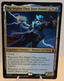 The Mighty Thor, Jane Foster MTG Marvel Super Heroes Foil - Image 1