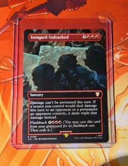 Isengard Unleashed (Borderless) Commander: the Lord of the Rings: Tales of... - Image 1