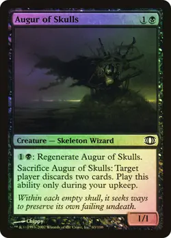 Magic The Gathering MTG AUGUR OF SKULLS FOIL Future Sight NM Near Mint - Image 1