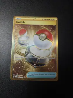 Switch 206/165 NM Hyper Rare Pokemon Scarlet & Violet 151 Trainer Item - Image 1