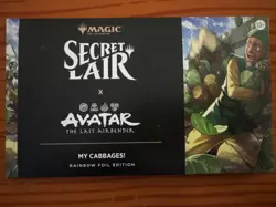 MTG Secret Lair x Avatar: The Last Airbender: My Cabbages! RAINBOW FOIL SEALED - Image 1