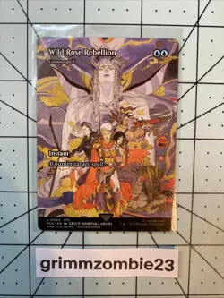 2025 Magic the Gathering Wild Rose Rebellion Showcase Final Fantasy Near Mint - Image 1