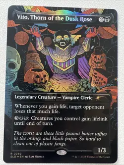 MTG Vito, Thorn of the Dusk Rose (Rainbow Foil) Secret Lair 2282 - Image 1