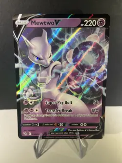 HOLO MEWTWO V V RARE HOLO 030/078 NM POKEMON - Image 1