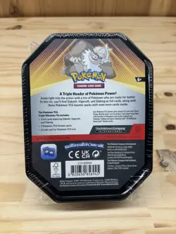 Pokemon: (Destined RIvals) Slaking Triple Whammy Collector's Tin *NEW SEALED* - Image 2