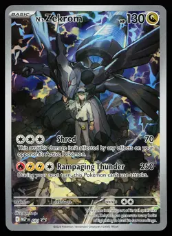 N's Zekrom 031 Holo Mega Evolution Promo Pokemon Card - Image 1
