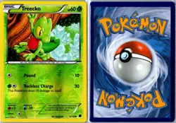Treecko Plasma Freeze 6/116 Common Reverse Holo Moderately Played - Image 3