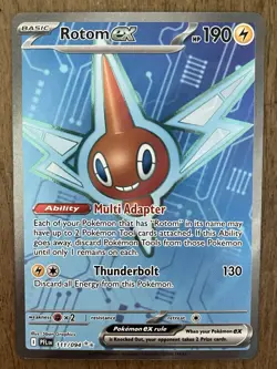 Rotom ex 111/094 PFL Full Art Secret Rare Ultra Rare Pokemon TCG Card NM - Image 1