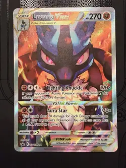 Lucario VSTAR SWSH291 Black Star Promo Crown Zenith 2023 Pokemon - Image 1