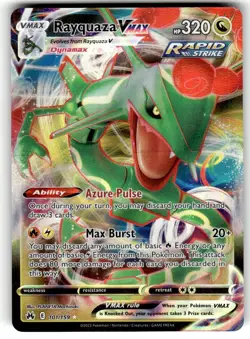 2023 Pokemon Crown Zenith Rayquaza VMAX #101/159 - Image 1