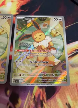 Pokemon TCG: Prismatic Evolutions ETB Black Star Promo Eevee 173 NM 4X LOT - Image 5