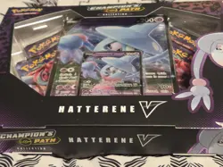 Pokemon Hatterene V Collection Box Champion’s Path Brand New/Factory Sealed - Image 3