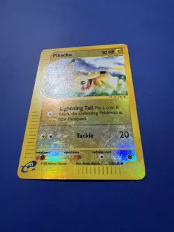 Pokemon TCG: Pikachu Reverse Holo 124/165 Expedition MP - Image 2