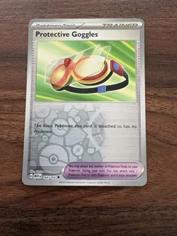 Protective Goggles 164/165 Uncommon 151 Pokemon Reverse Holo Near Mint - Image 1