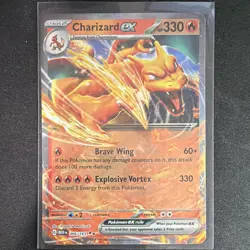 Pokemon Charizard ex 006/165 SV 151 English Holo Double Rare 330 HP Stage 2 - Image 1