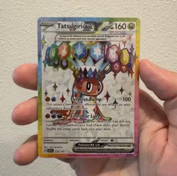 Pokemon TCG Tatsugiri ex Full Art Holo Ultra Rare English 160 HP 226/191 - Image 1