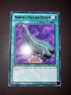 Yu-Gi-Oh! Harpie’s Feather Duster -BP01-EN035- Rare - 1st Edition NM! - Image 1