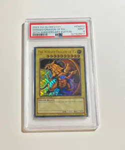 PSA 9 Mint 2023 Yu-Gi-Oh! The Winged Dragon Of RA #LC01-EN003 Ultra Rare - Image 1