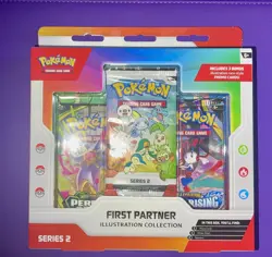 🔥🔥 NEW Pokemon TCG First Partner Illustration Collection Series 2 3-Pack - Image 2