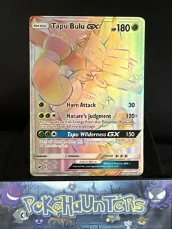Pokemon Card Tapu Bulu GX 149/147 Burning Shadows Rainbow Secret Rare NM - Image 1