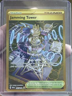 Pokemon TCG Destined Rivals Jamming Tower 243/182 Hyper Rare Trainer - Image 1