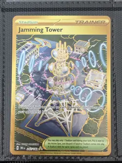 Pokemon Jamming Tower 243/182 Sv10: Destined Rivals Holo - Image 1