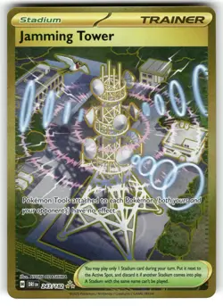 Jamming Tower 243/182 Hyper Rare Destined Rivals Pokemon Near Mint - Image 1