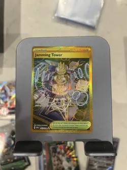 Jamming Tower 243/182 Hyper Rare Destined Rivals Pokemon NM - Image 1