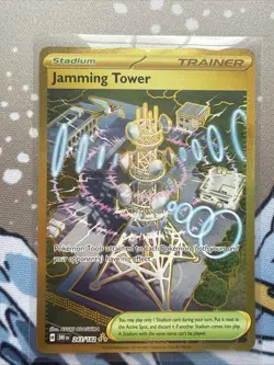 Pokemon TCG Jamming Tower Destined Rivals 243/182 NM+ Condition - Image 1