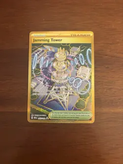 Pokemon TCG Jamming Tower Sv10: Destined Rivals 243/182 Hyper Rare Holo English - Image 1