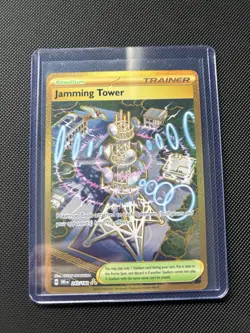 Pokemon TCG Destined Rivals Jamming Tower 243/182 Hyper Rare Holo Full Art - Image 3