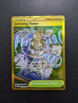 Jamming Tower 243/182 - SV Destined Rivals Secret Rare - Pokemon TCG NM - Image 1
