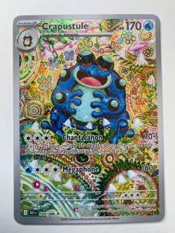 🇫🇷 Carte Pokemon foudre noire crapustule MINT FR 105/086 Card - Image 1