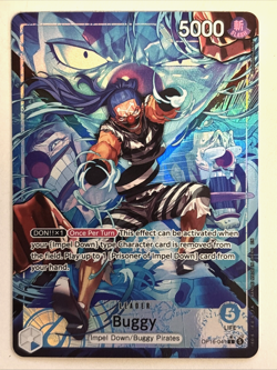 One Piece The Time of Battle OP16-041 Buggy LEADER English ALTERNATE ART FOIL - Image 1