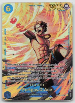 Portgas.D.Ace (119) OP13-119 Secret Rare Carrying On His Will One Piece Foil NM - Image 1