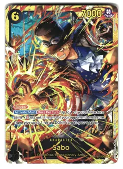 Sabo OP13-120 Secret Rare Carrying On His Will One Piece Foil Near Mint - Image 1