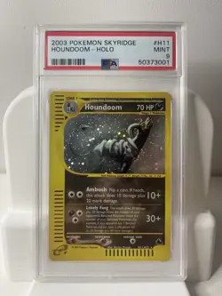 Pokemon Houndoom Skyridge Holo Rare #H11 PSA 9 Mint - Image 1