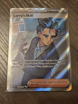 Larry's Skill 139/131 Full Art Ultra Rare Prismatic Evolutions Pokemon Card Mint - Image 1
