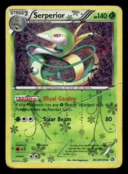 Serperior RC3/RC25 Reverse Holo Legendary Treasures Pokemon Card - Image 1