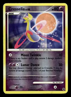 Cresselia 2/106 Reverse Holo Great Encounters Pokemon Card - Image 1
