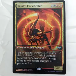 MTG Rakdos Firewheeler Guilds of Ravnica Open House Foil Promo Near Mint Magic - Image 1