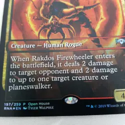MTG Rakdos Firewheeler Guilds of Ravnica Open House Foil Promo Near Mint Magic - Image 4