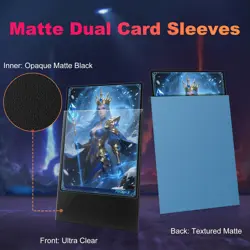 600 Pack MTG Card Sleeves, Matte Dual Card Sleeves with Opaque Back & Smooth ... - Image 3