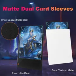 600 Pack MTG Card Sleeves, Matte Dual Card Sleeves with Opaque Back & Smooth ... - Image 4