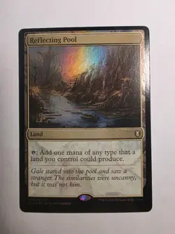 NM - MTG - Foil Prerelease - Reflecting Pool - Commander Legends Baldur's Gate - Image 3