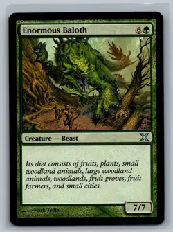Magic The Gathering 10th Edition Enormous Baloth #263/383 MTG TCG CCG Tenth - Image 1