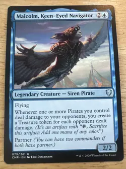 Malcolm, Keen-Eyed Navigator [Commander Legends] Magic MTG - Image 1