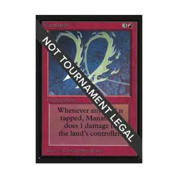 WOTC MtG International Ed. Manabarbs (R) NM - Image 1